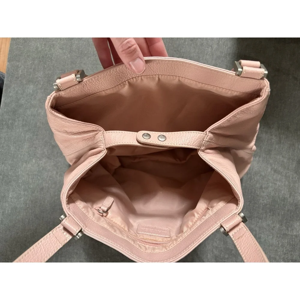 Lauren Ralph Lauren Baby Pink Leather Bag Purse‎
